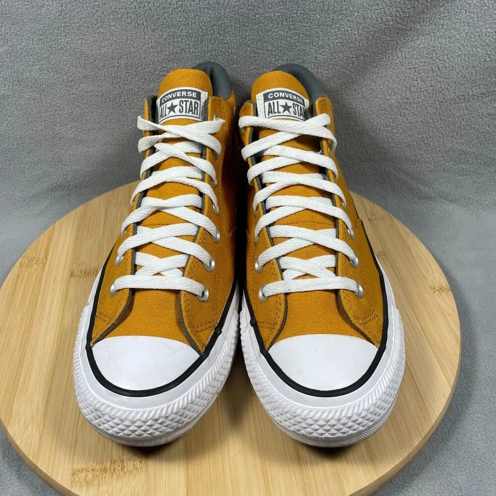 Converse Men's CTAS Size 9.5 Malden Street Golden Sundial Mid Top Shoes Sneakers
